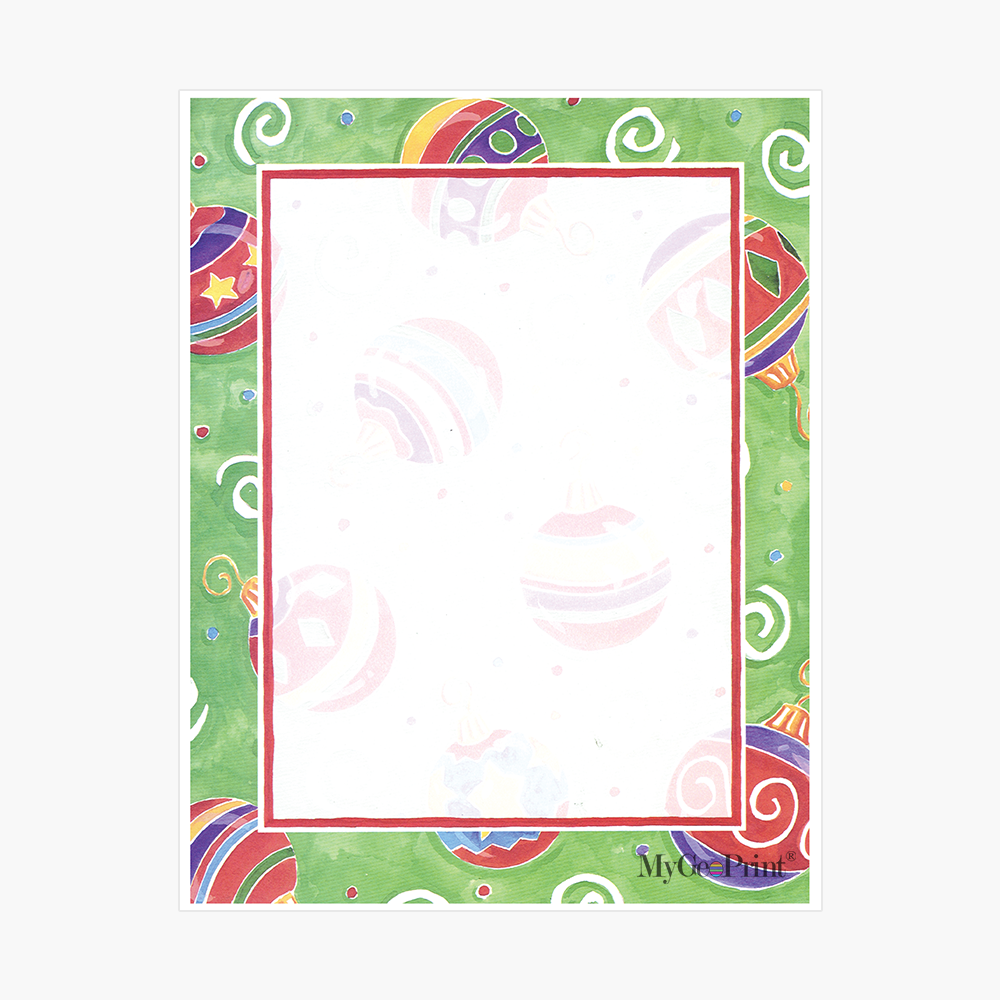 Ornament 2 Letterhead MyGeoPrint