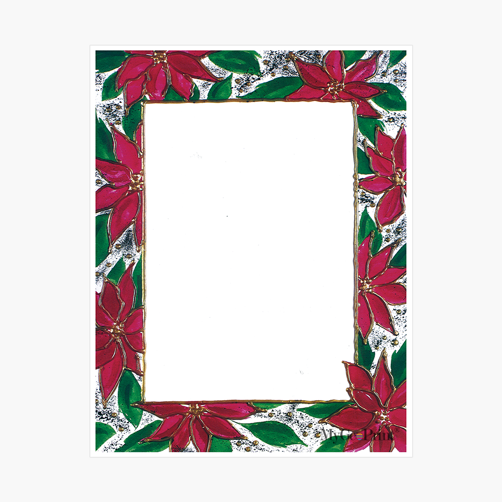 Poinsettia 3 Letterhead MyGeoPrint