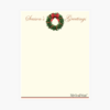 Seasons Greetings Wreath Letterhead