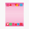 MGP000103 LETT Hearts Medley Letterhead MyGeoPrint