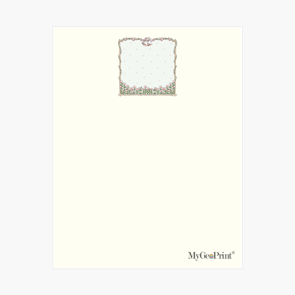 MGP05945 LETT Wedding Bells Letterhead MyGeoPrint