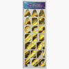 31011 Project Letters Numbers Stickers Gold Holographic Foil TheRoyalStore