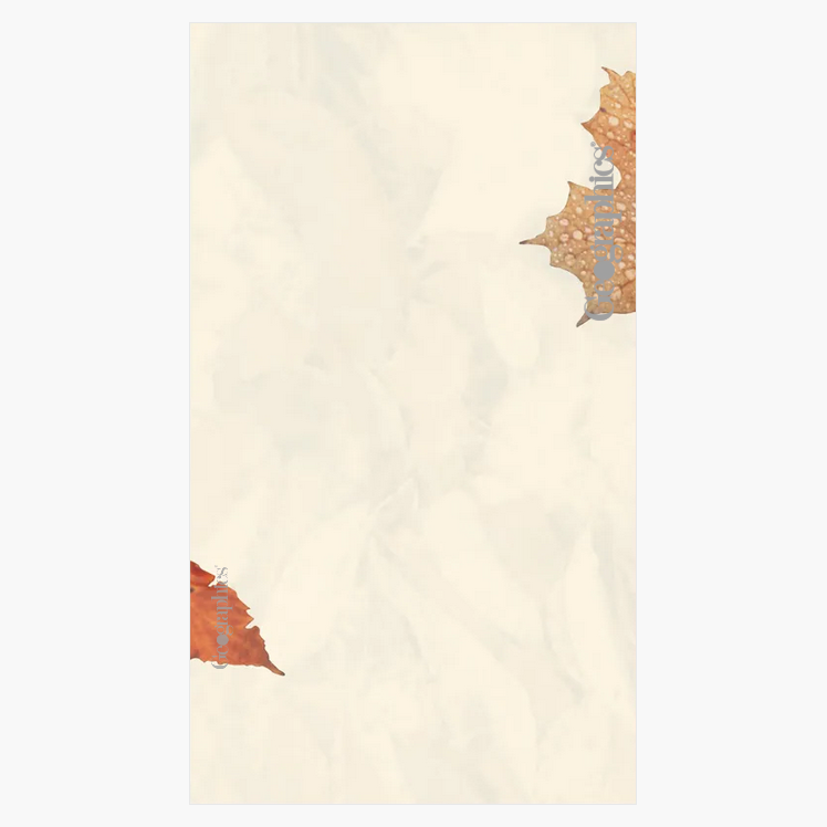 53082V Crushed Leaves Business Card