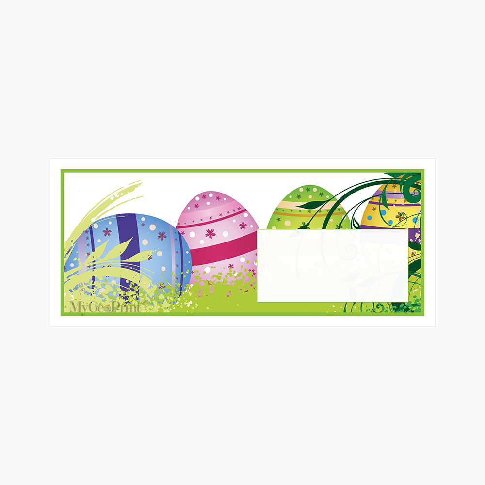 MGP0001120 ENV Easter Eggs 1 Envelopes MyGeoPrint