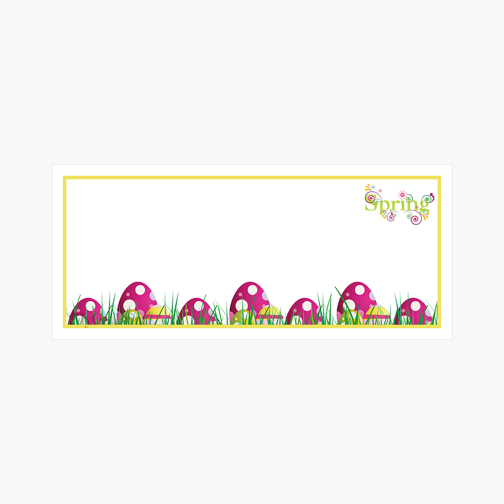 MGP0001121 ENV Easter Eggs 2 Envelopes MyGeoPrint