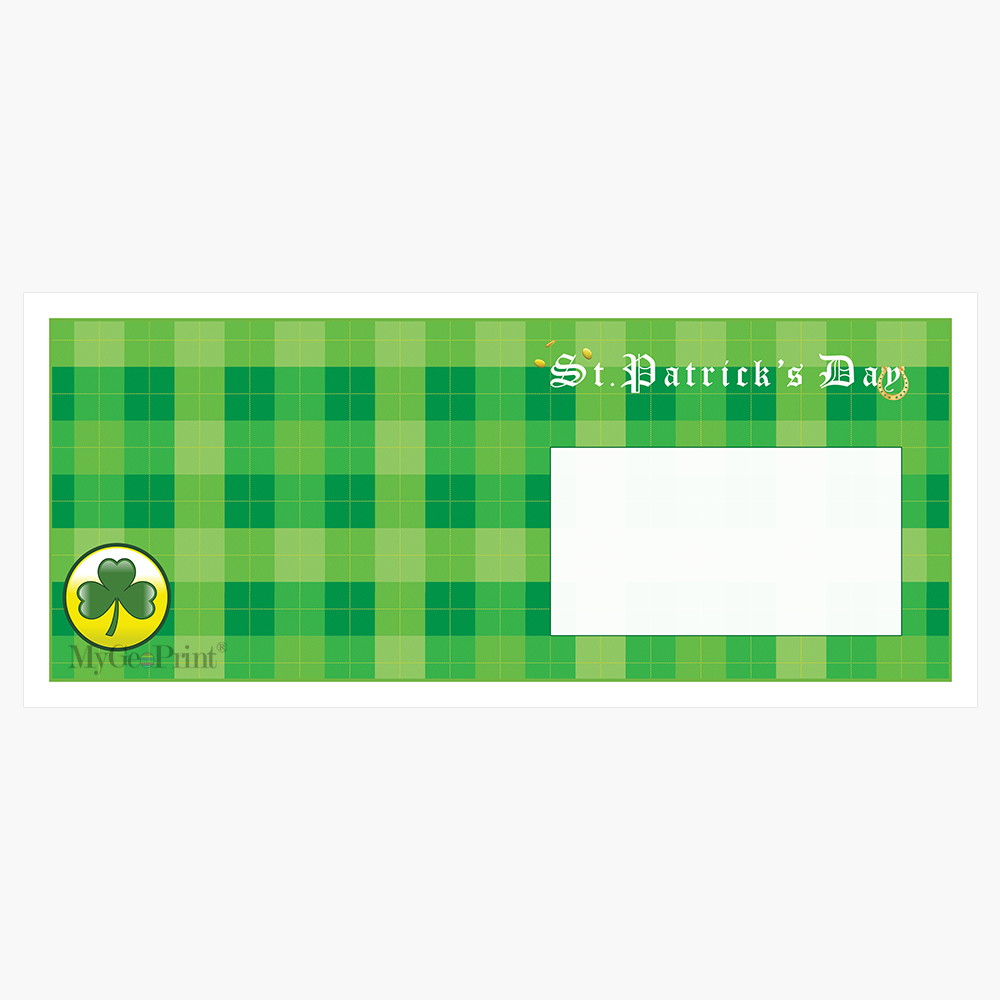 St Patrick s Good Luck Envelopes MyGeoPrint MGP0001135 ENV