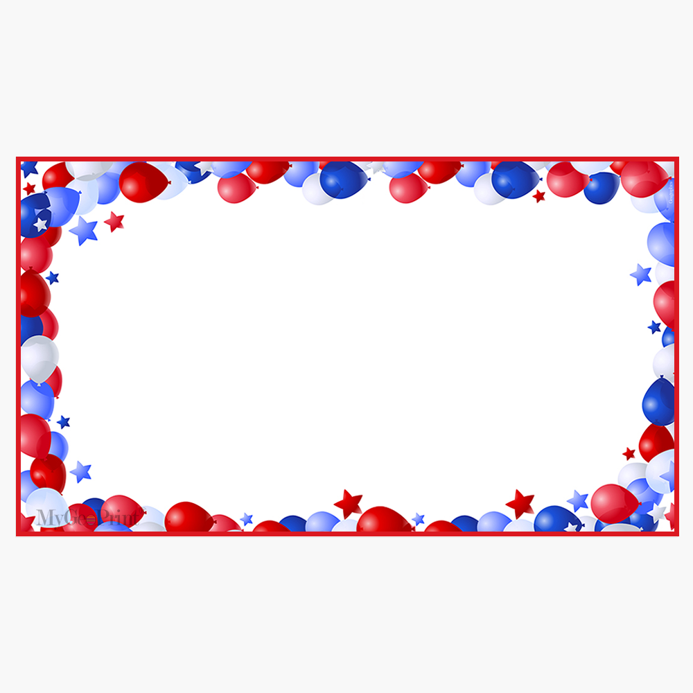 Patriotic Balloons Business Cards MyGeoPrint 48987 BC 3 5x2