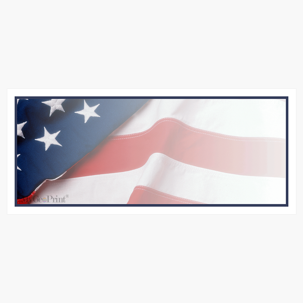 US Flag II Envelopes MyGeoPrint MGP0001140 1 ENV No 10 4 12x9 5