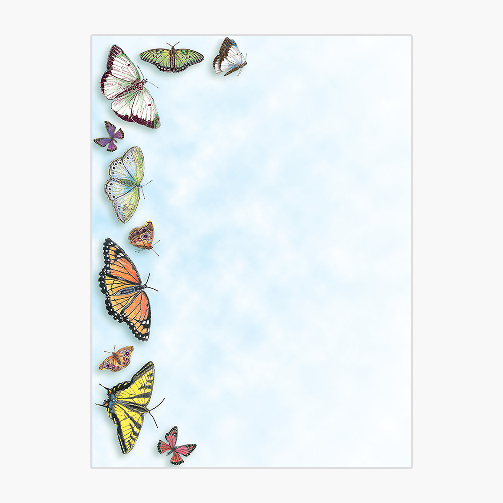 Butterflies Baronial Card No 7 Geographics 44352 CDS 5 1320x7