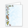 Butterflies Baronial Vertical Folded Card No 5 Geographics 44352 CDFV 4 2520x5 5