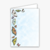 Butterflies Baronial Vertical Folded Card No 6 Geographics 44352 CDFV 4 6320x6 25