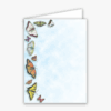 Butterflies Baronial Vertical Folded Card No 7 Geographics 44352 CDFV 5 1320x7
