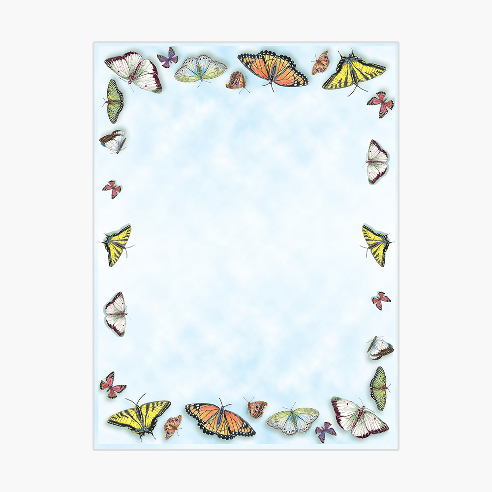 Butterflies Full Color Poster Board Geographics 44352 PB 18x24 1