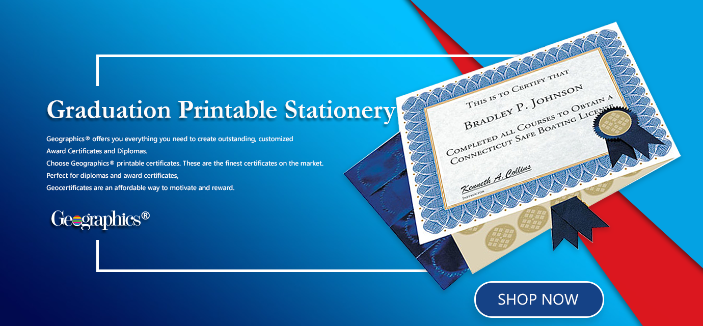 Printable Certificate Geographics TheRoyalStore Banner 2