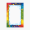 Rainbow Stars Full Color Poster Board Geographics 81319K PB 13x19 1