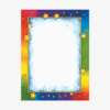Rainbow Stars Full Color Poster Board Geographics 81319K PB 18x24 1