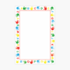 Alphabet Border Full Color Poster Board Geographics 39205 PB 13x19 1