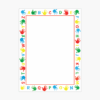 Alphabet Border Full Color Poster Board Geographics 39205 PB 18x24 1