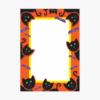 Halloween Cats and Bats Baronial Card No 4 Geographics S01254 CDS 3 5x4 88