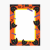 Halloween Cats and Bats Baronial Card No 7 Geographics S01254 CDS 5 13x7 1