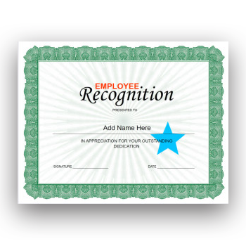 Employee Recognition Business Award iclicknprint
