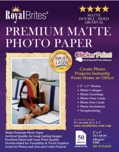 Matte Photo Paper iclicknprint