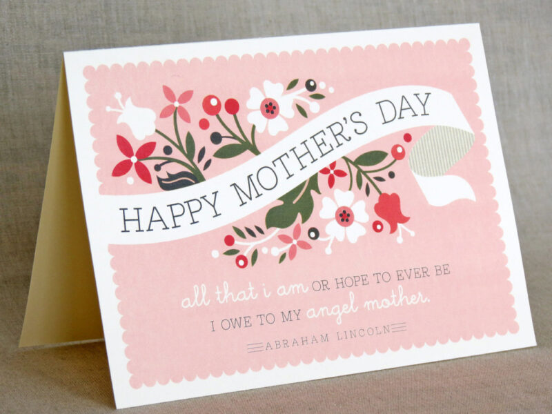 Mothers Day card diy iclicknprint