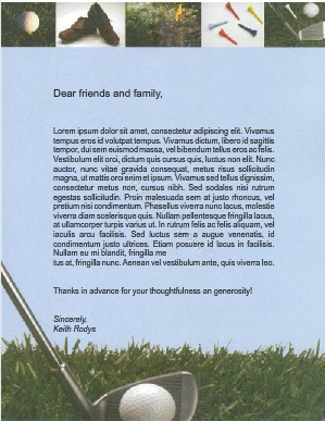 fundraising invitation for sport