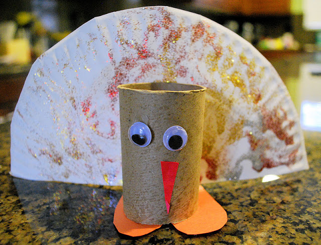 paper roll turkey craft iclicknprint