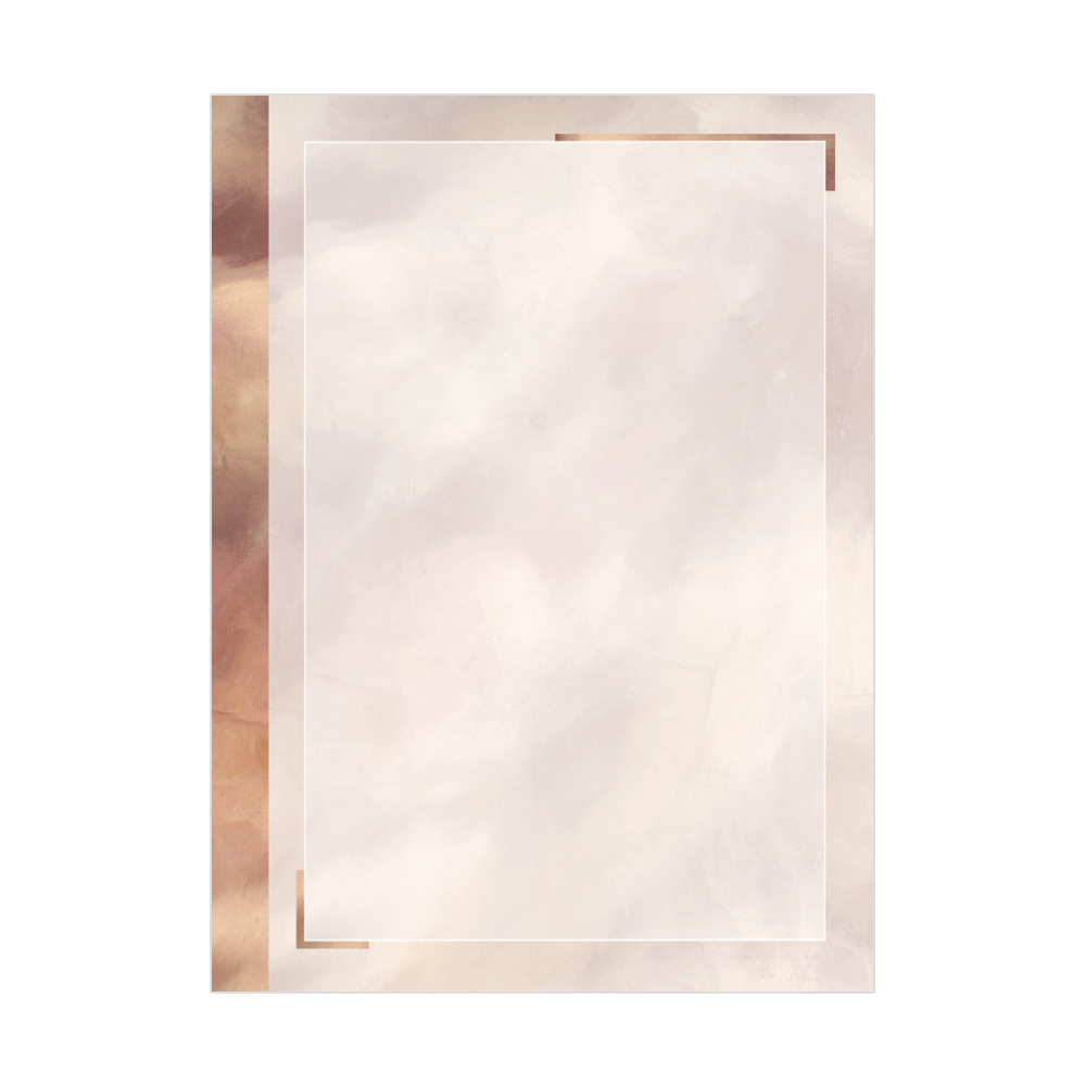 Copper Baronial Card No 6 Geographics 45045 CDS 4 63x6 25