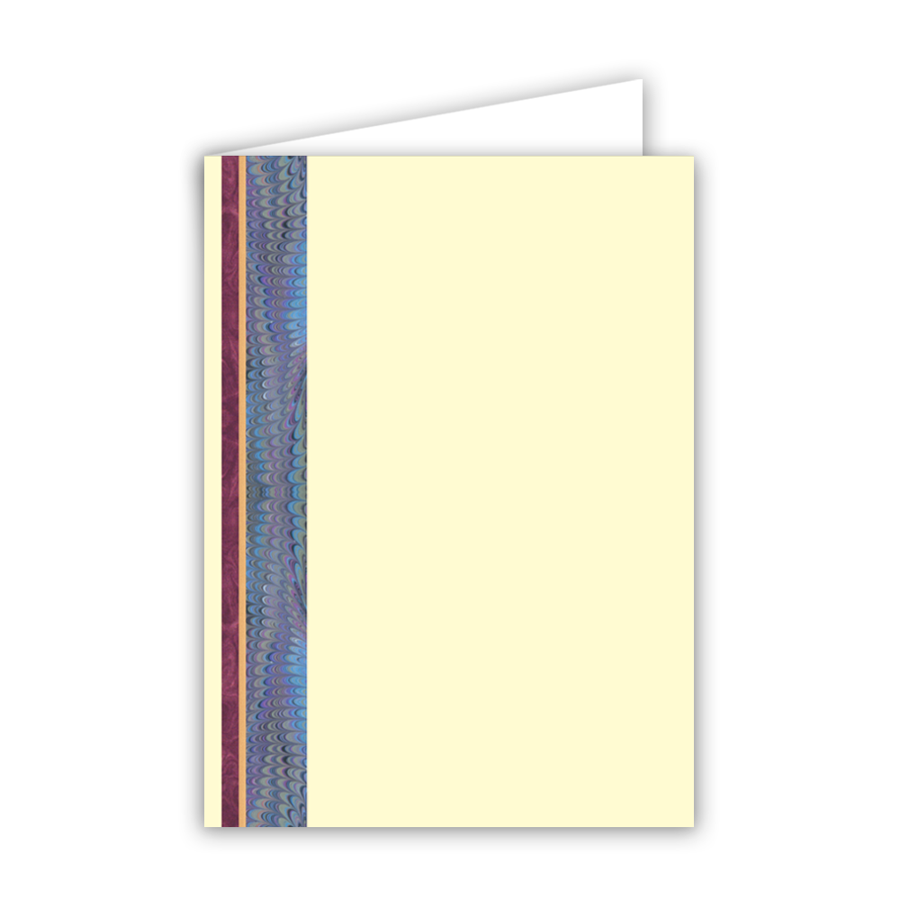 Embassy Baronial Vertical Folded Card No 6 Geographics 44706 CDFV 4 63x6 25