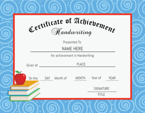 Printable School Certificates | TheRoyalStore Blog