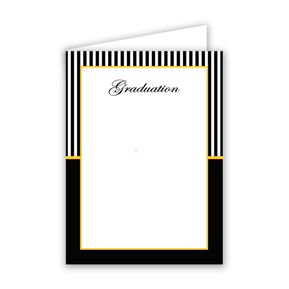 Graduation Baronial Vertical Folded Card No 6 Geographics 49659 CDFV 4 63x6 25 png