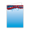 Patriotic Stars Baronial Vertical Folded Card No 6 Geographics 47820 CDFV 4 63x6 25 png