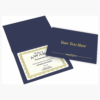 Navy Blue Linen Certificate Holders DB3 Geographics DB3 FOLDER 9x12 1 png