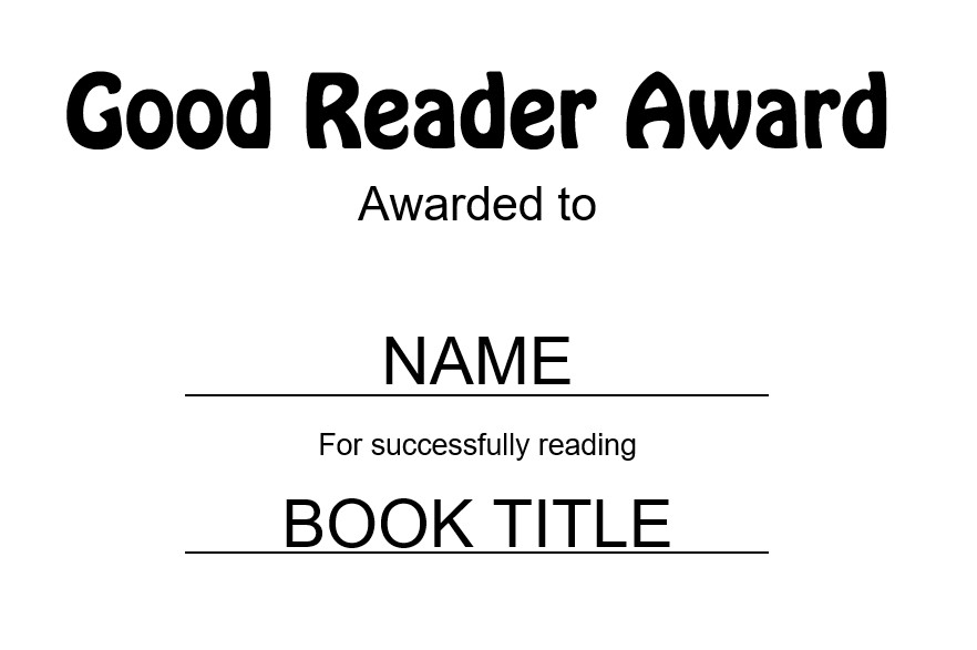 Good Reader Award Free Template Image Geographics 1 L png