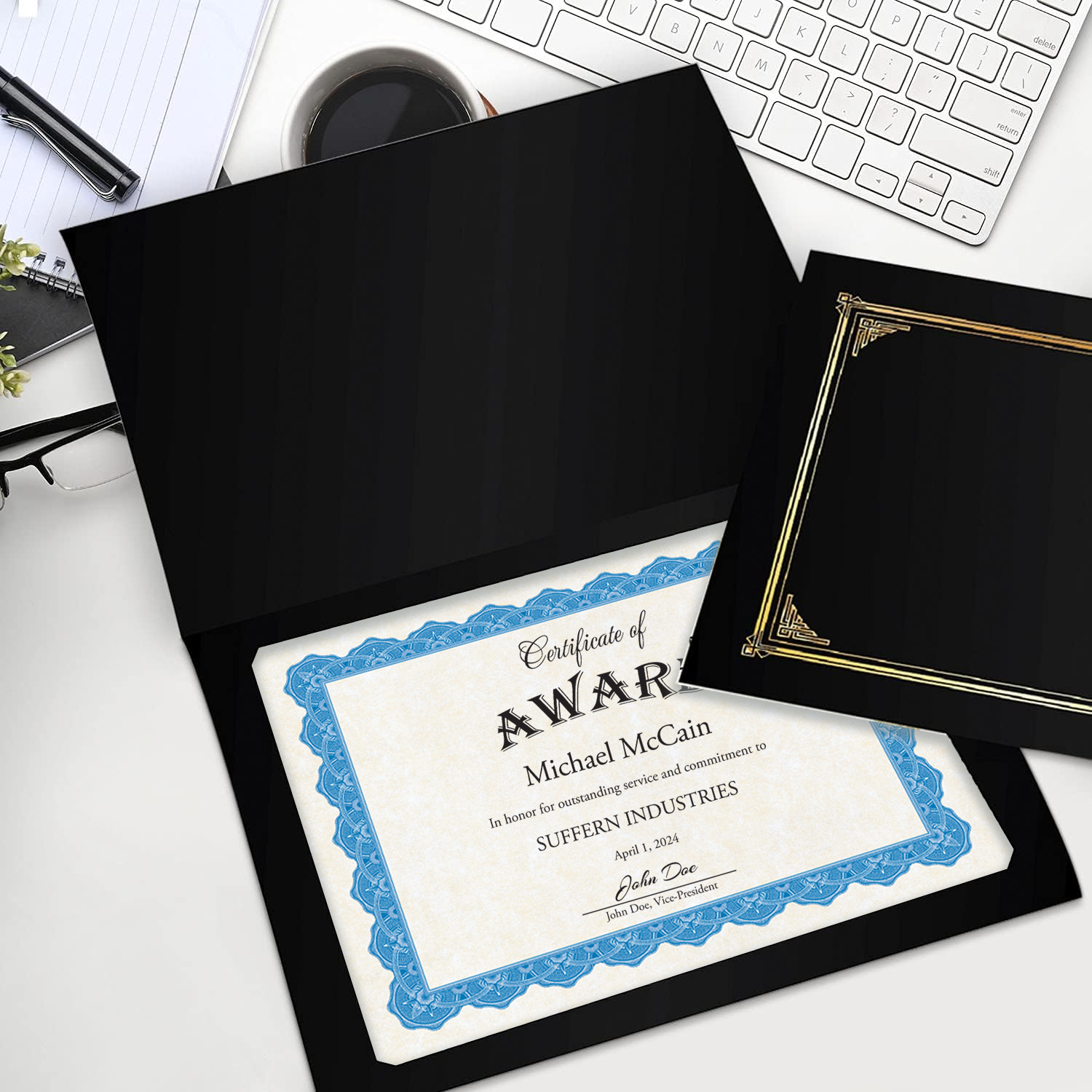 45640 Copen Blue Certificates 85x11 4