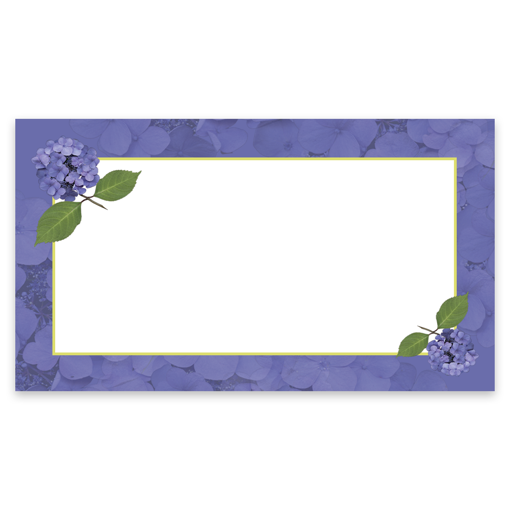 Blue Hydrangea Business Cards MGP02 BL BCH Geographics png