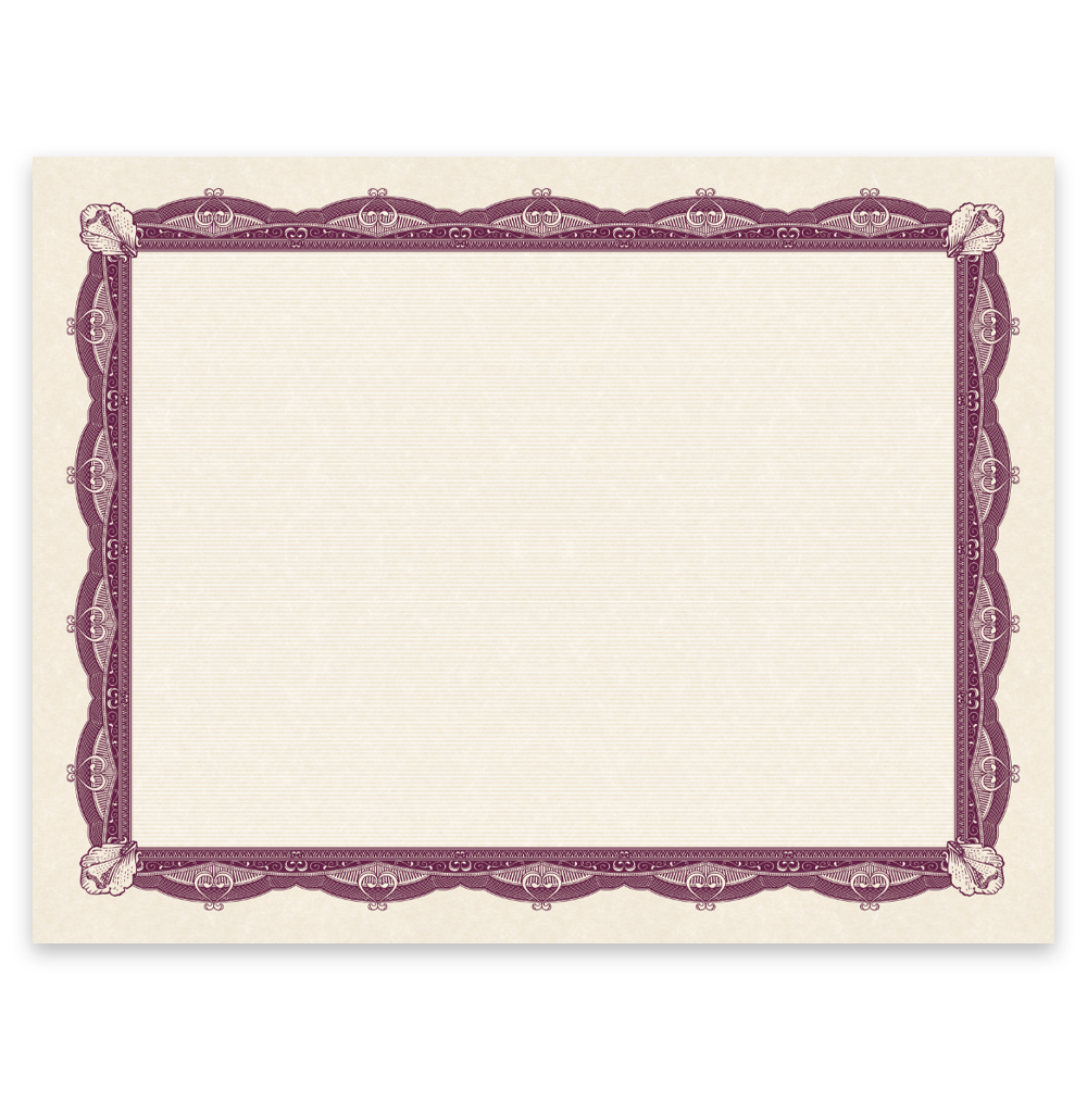 Imperial Burgundy Certificates 85x11 56269 BG LETT Geographics png