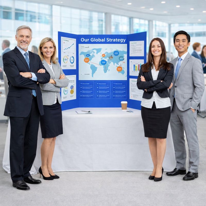 BlueKraft Tri Fold Project Board