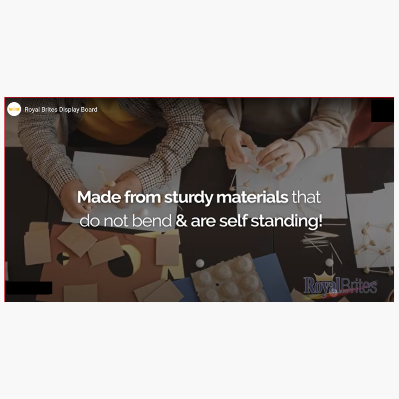 Royal Brites Display Board Video 2