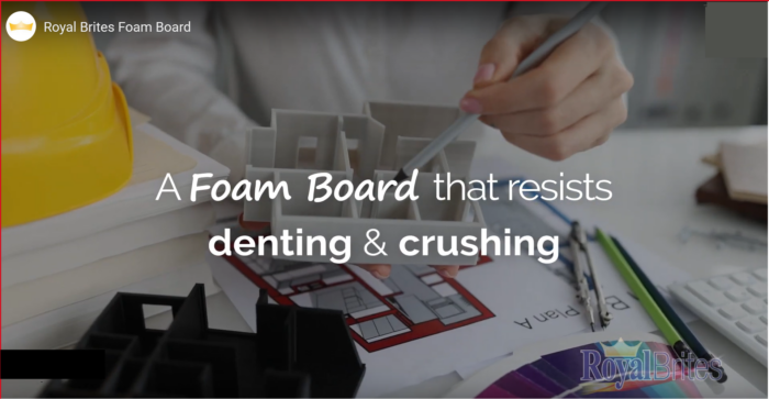 Royal Brites Foam Board Video