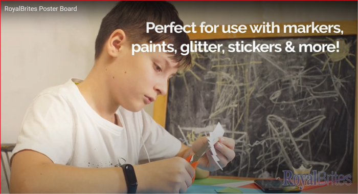 Royal Brites Poster Board Video