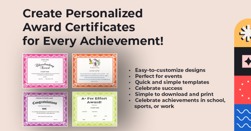 Geographics Award Certificate Wording Tips