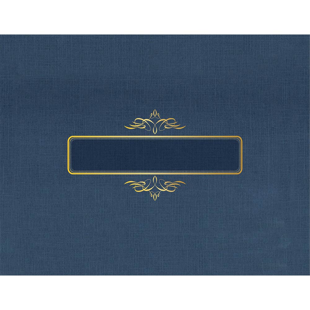 Geographics Window Certificate Holders Linen Gold Foil