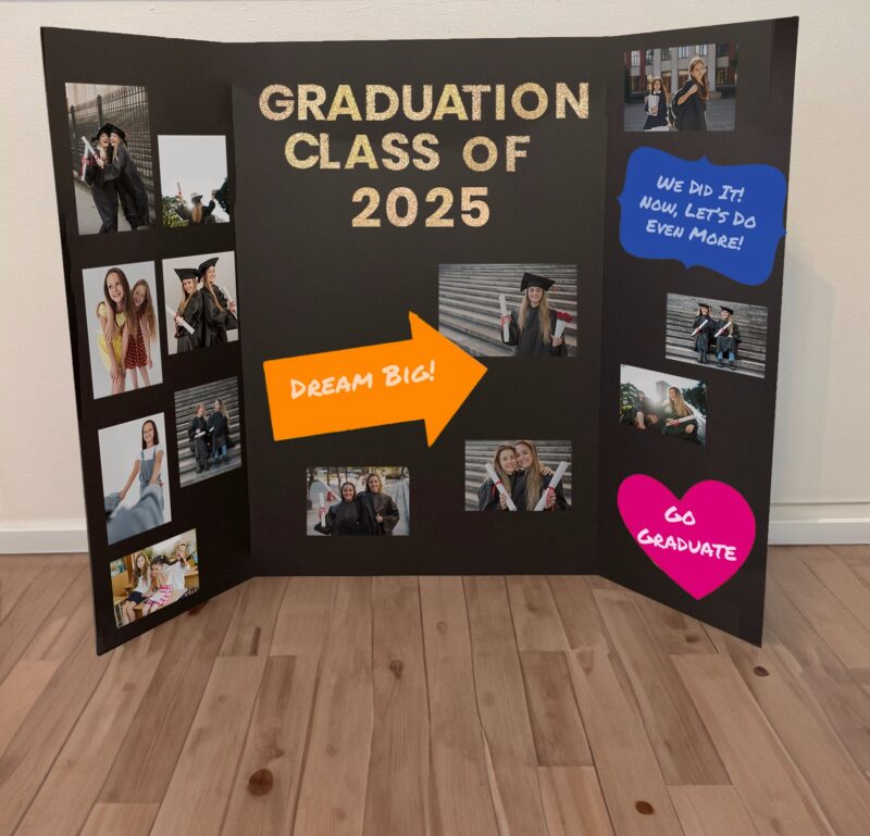 Homemade Graduation Display Board (2)