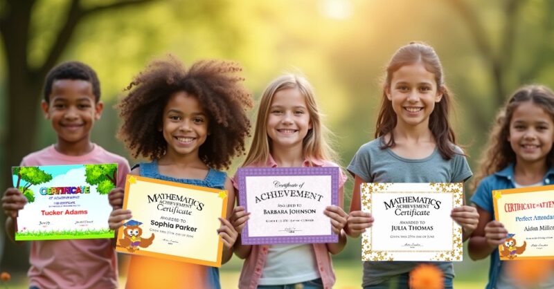 Choosing the Best School Award Certificates