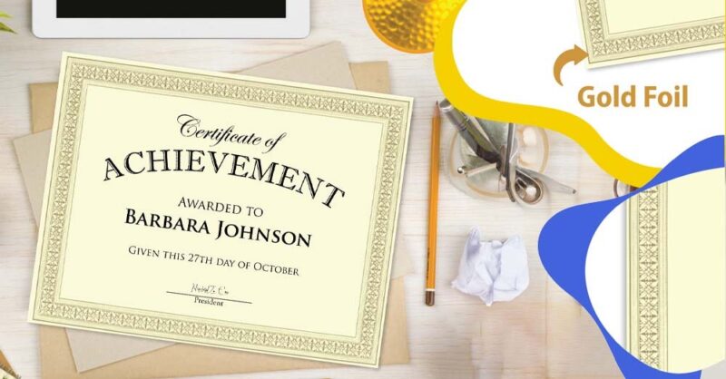 Why Gold Foil Diplomas Are the Perfect Touch for Graduation Ceremonies