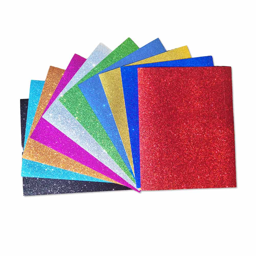 Assorted Glitter Project Papers by Royal Brites 25400 (5) Assorted all Colors,