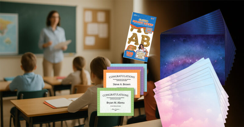 Back to School Supplies Checklist for Teachers Poster Boards Certificates & More(2)